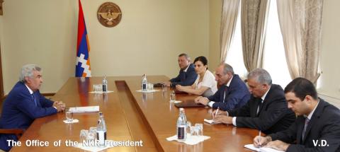 Karabakh President meet with head of Armenia's Constitutional Court