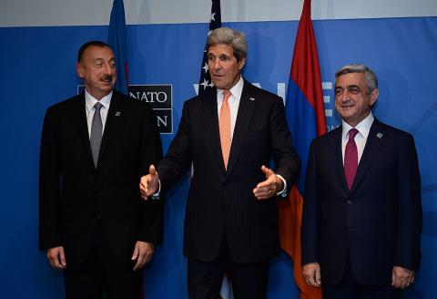 Госдепартамент США распространил заявление относительно  встречи Саргсян-Керри-Алиев
