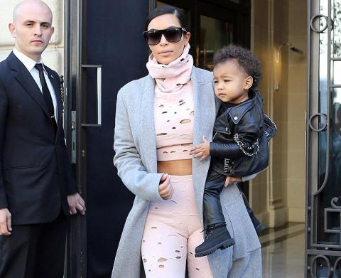 Kim Kardashian leaves her kid at hotel