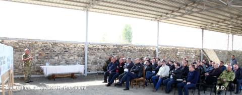 Karabakh President meets ARF Dashnaktsutyun party members