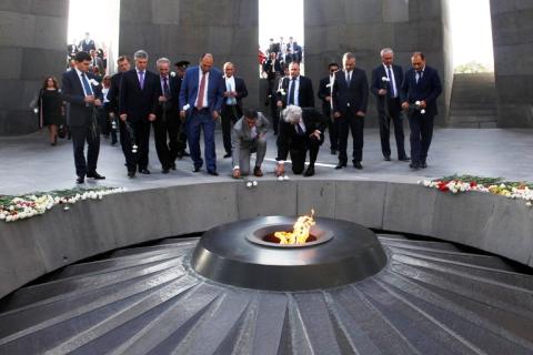 Участники международной конференции СПИСА посетили мемориал в Цицернакаберде