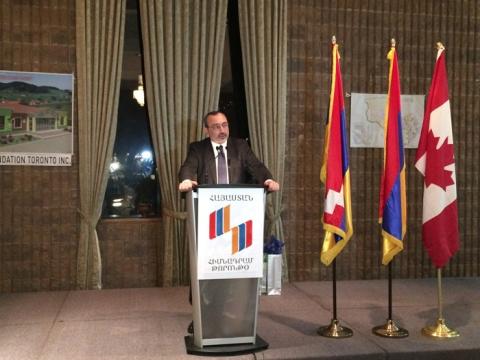 Karabakh FM attends Hayastan All-Armenian Fund's annual gala event