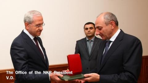 Президент НКР и министр сельского хозяйства Армении обсудили вопросы взаимодействия в сельскохозяйственной сфере
