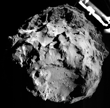 Снимки ядра кометы Чурюмова - Герасименко, сделанные модулем Philae