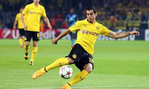 Henrikh Mkhitaryan among 5 most active footballers of Bundesliga