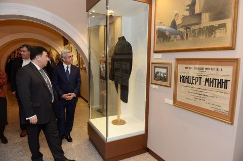 President visits exhibition devoted to Sergei Rachmaninoff and Feodor Chaliapin