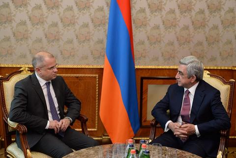 Serzh Sargsyan attaches importance to CE’s support to democratic reforms in Armenia