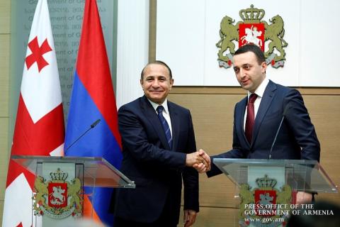 Armenian and Georgian PMs reaffirm existing strong friendly relations