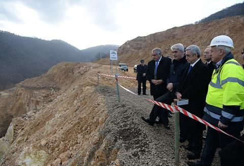 Armenian President Serzh Sargsyan pays working visit to Lori Province