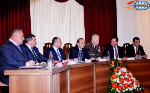 NSS officers celebrating the Day of the National Security Service Officer