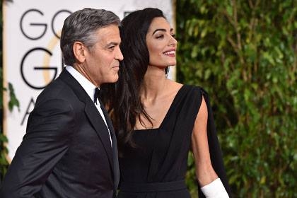 George Clooney wears wedding tux to Golden Globes