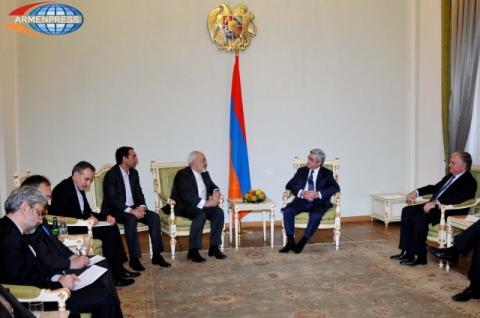 Serzh Sargsyan: “Armenia is always interested in deepening relations with Iran”