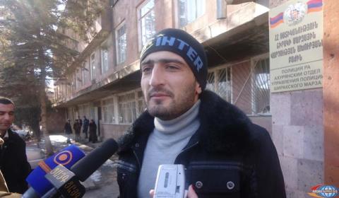 Мнацакан Алексанян, арестованный в связи с событиями в Гюмри, освобожден