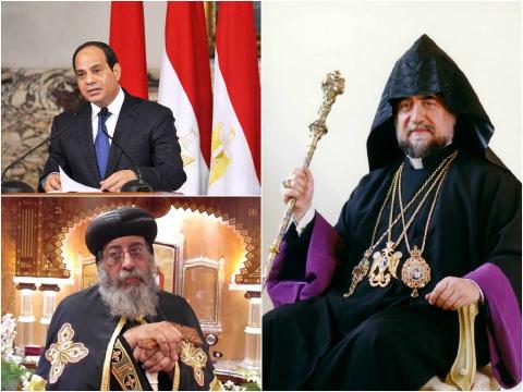 Catholicos Aram I sends letters to Egyptian President and spiritual leader of the Ghpti Church