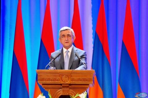 Armenian President Serzh Sargsyan sends congratulatory message to Greek President-elect Prokopis Pavlopoulos