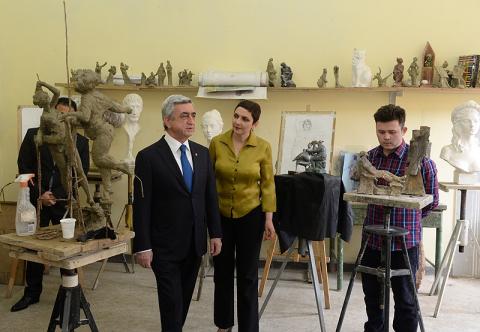 Президент Армении принял участие в юбилейных мероприятиях, посвященных 150-летию Паноса Терлемезяна
