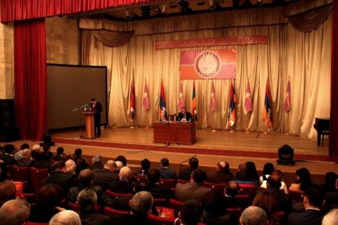 ԼՂՀ վարչապետը Արայիկ Հարությունյանը վերընտրվել է «Ազատ հայրենիք»-ի  նախագահ