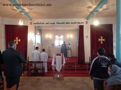 Requiem Service performed at Assyrian Church of Verin Dvin