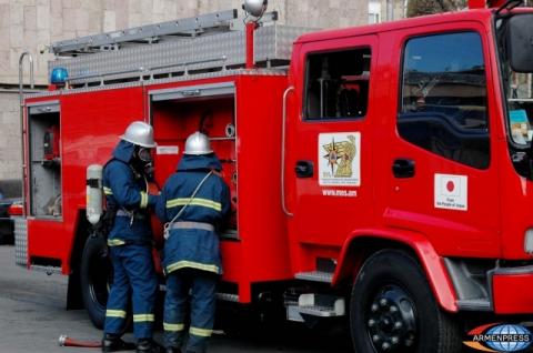 Երևանյան փողոցում մթերային կրպակ է այրվել 