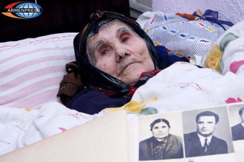 «Очевидец»: 105-летняя Аракси Енокян - с пожеланием армянской молодежи жить и набираться сил