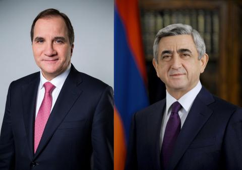 Նախագահ Սարգսյանը հանդիպել է Շվեդիայի վարչապետին