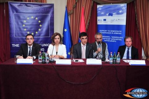 Armenia’s Deputy Justice Minister introduces draft law “On Non-Governmental Organization”