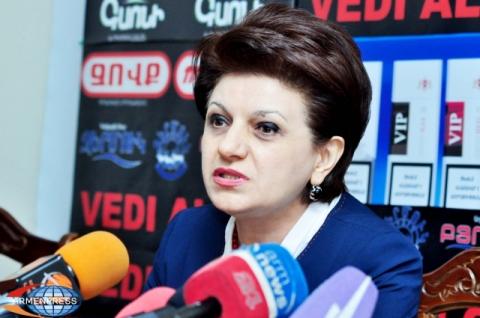MP Karine Atchemyan called on her counterparts to recognize the Armenian Genocide
