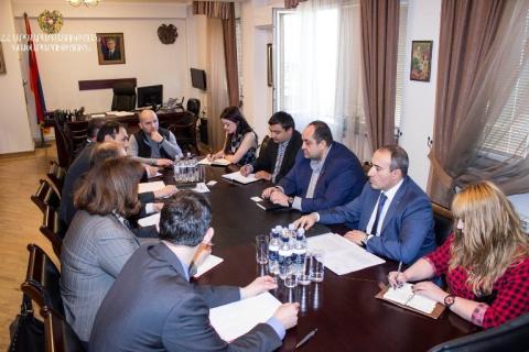 Министр юстиции Армении принял делегацию Группы борьбы с коррупцией СЕ