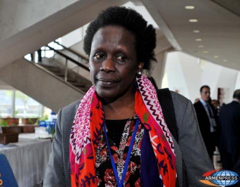 Rwandan genocide survivor has come to Yerevan as a sister of pain