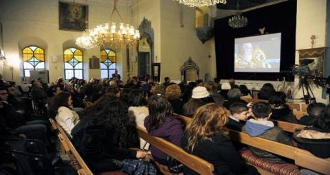 Ceremony dedicated to memory of Armenian Genocide victims held in St. Sarkis Church of Damascus