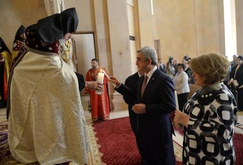 Armenia's President attends consecration ceremony of St Anna Church
