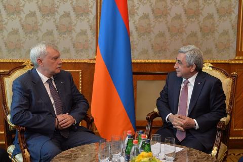 Armenian President and St. Petersburg governor see great potential for partnership development