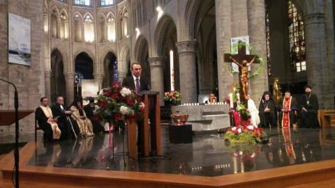 Հայոց ցեղասպանության 100-րդ տարելիցին նվիրված էկումենիկ արարողություն Բրյուսելի Մայր տաճարում