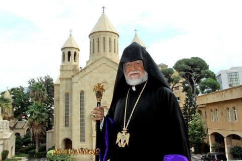 Aram I Catholicos with pontifical visit left for USA