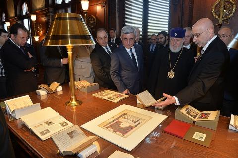 Armenia's President visits U.S. Library of Congress