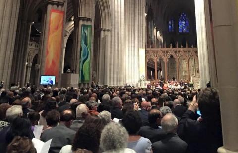 James Warlick attends prayer, devoted to Armenian Genocide victims