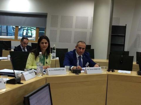Armenian delegates present progress made in the fight against corruption in Armenia at EU-CoE meeting