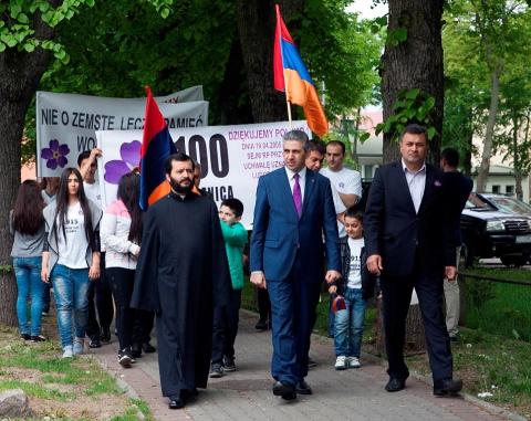 Շեցինեկ քաղաքում կայացել են Հայոց ցեղասպանության 100-րդ տարելիցին նվիրված միջոցառումներ
