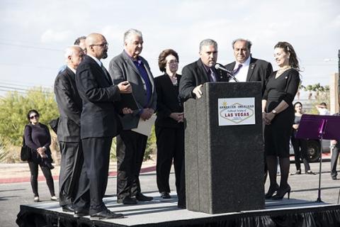 В Лас-Вегасе состоялась закладка основания памятника Геноциду армян