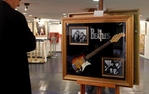 John Lennon's lost guitar up for sale