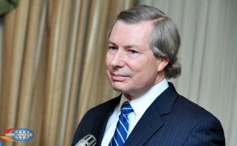 James Warlick arrives in capital Yerevan