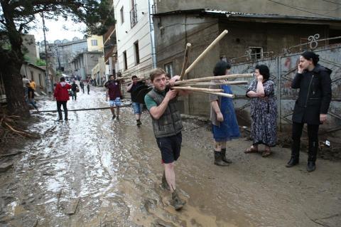 Damage from flood in Georgia reaches 45 million dollars. Georgia's Deputy Prime Minister  