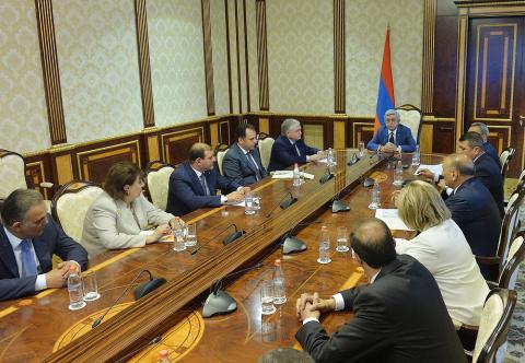 Serzh Sargsyan stressed the importance on holding Pan-Armenian Games on a high level