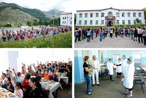 Գեղարքունիքի մարզի դպրոցականների առաջին հերթափոխը մեկնեց «Հասմիկ» հանգստյան ճամբար