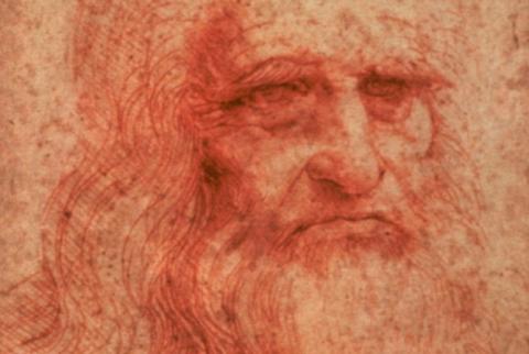 Leonardo da Vinci’s self-portrait goes on rare display in Rome