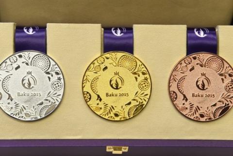 Armenia ranks 36th for number of medals at 1st European Games