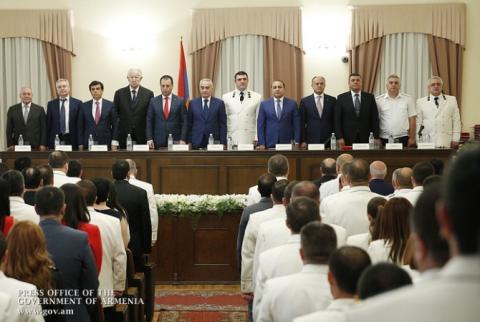 PM awards Armenian Prosecutor General with weapon