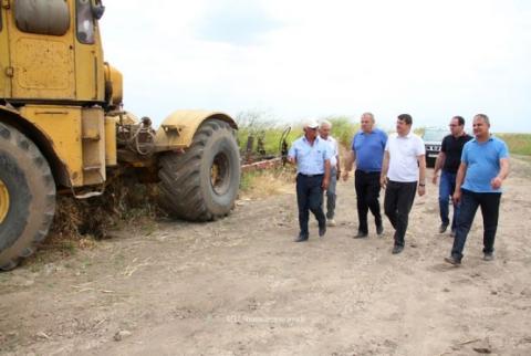 Արցախի վարչապետն Ասկերանի շրջանում ծանոթացել է գյուղատնտեսական աշխատանքների ընթացքին