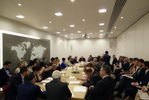 Karabakh President delivers speech at Royal Institute of International Affairs of London