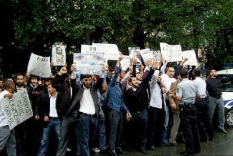 В Баку организовали антиизраильскую акцию